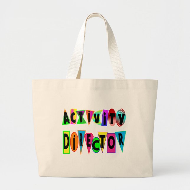 ACTIVITY DIRECTOR LARGE TOTE BAG (Front)