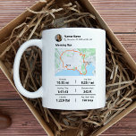 Activity Runner Mug<br><div class="desc">Perfect gift for runners! 0 customizable.
Customized Gps Map Activity Mug for runners,  cyclists,  trekkers,  and swimmers.</div>