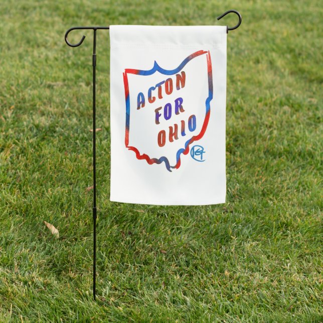 Acton For Ohio Weatherproof Yard Sign  (In SItu)