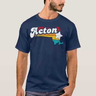 Acton Massachusetts Vintage Distressed Souvenir 2 T-Shirt