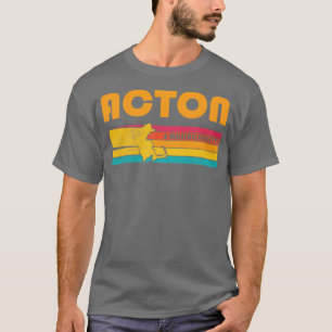 Acton Massachusetts Vintage Distressed Souvenir T-Shirt