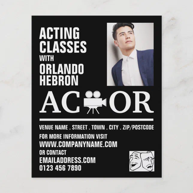 acting class flyer