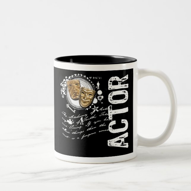 Actor Alchemy of Acting Two-Tone Coffee Mug (Right)