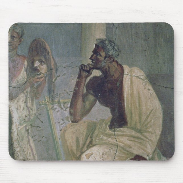 Actor and Mask, from the House of the Tragic Poet, Mouse Pad (Front)