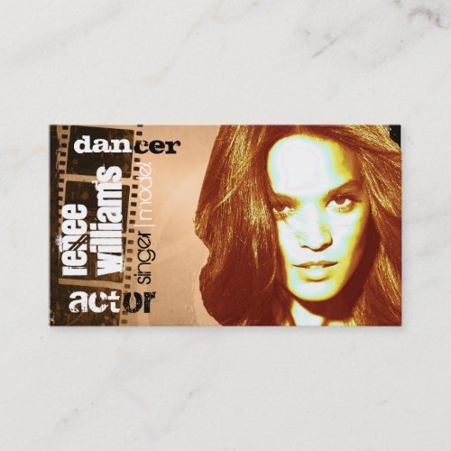 actor business card (contact to customize)