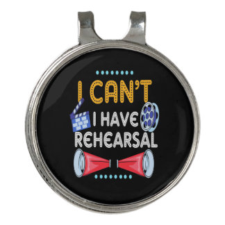 Actor Can Not I Have Rehearsal Golf Hat Clip