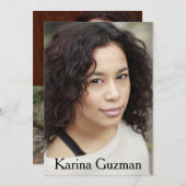 Actor Comp Cards (Front/Back)