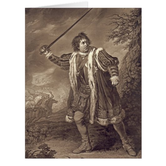 Actor David Garrick 1772 Cards (Front)