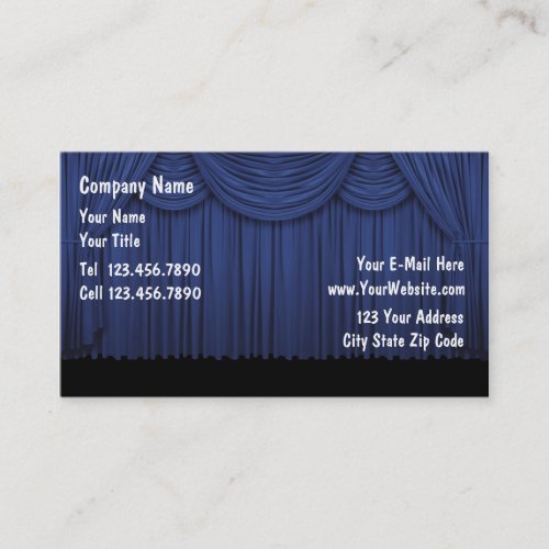 Actor Entertainer Business Card