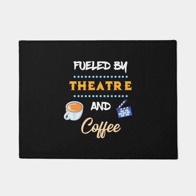 Actor Fueled By Theatre Coffee Doormat (Front)