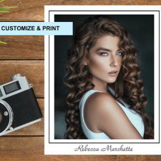 Actor Headshot Template 8x10 Border Acting Prints