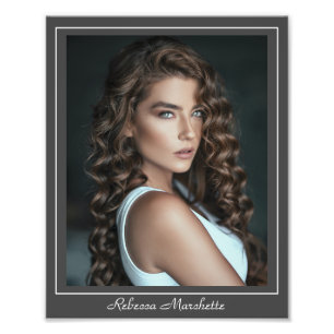 Actor Headshot Template 8x10 Border Acting Prints