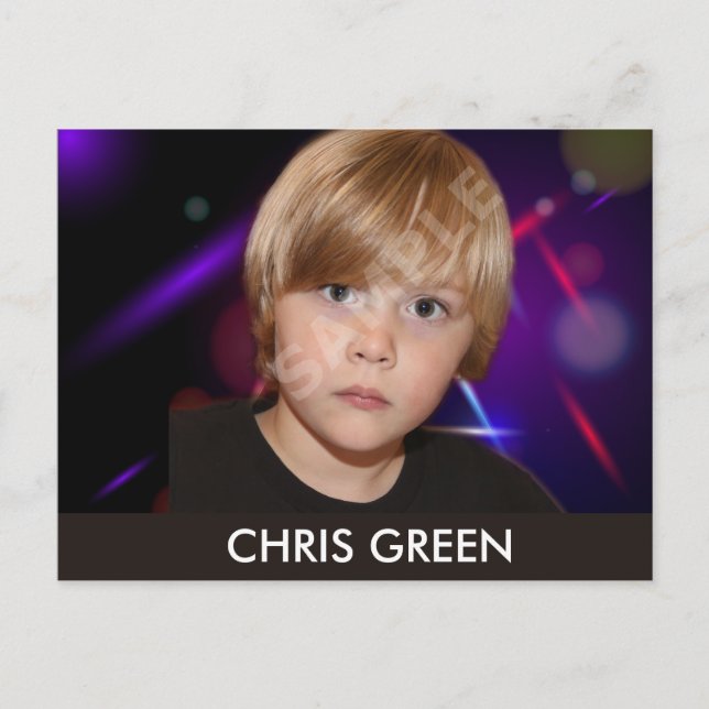 Actor Model Headshots Cards 2-sided (Front)