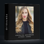 Actor Model Portfolio Binder B<br><div class="desc">Actor Model Photo Portfolio Binder - Add clear binder inserts to add your acting photos. Pockets for zed cards / comp cards,  extra headshots to give out. Or use to organize audition scripts,  etc.</div>