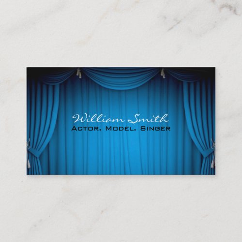 Actor/model/to singer business card templates