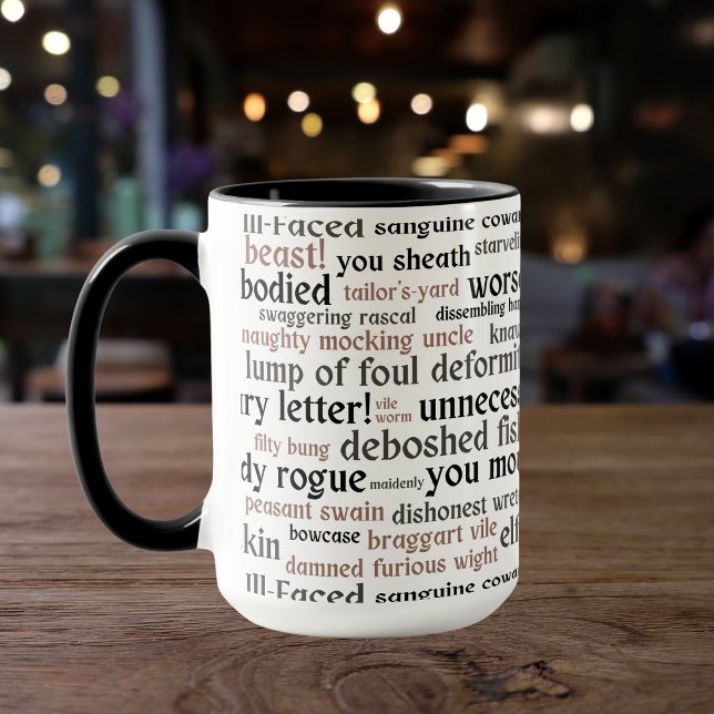 Actor Opening Night Gift Shakespeare Insults Mug (Creator Uploaded)