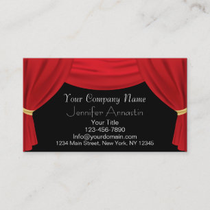 Actor or Actress Business Card
