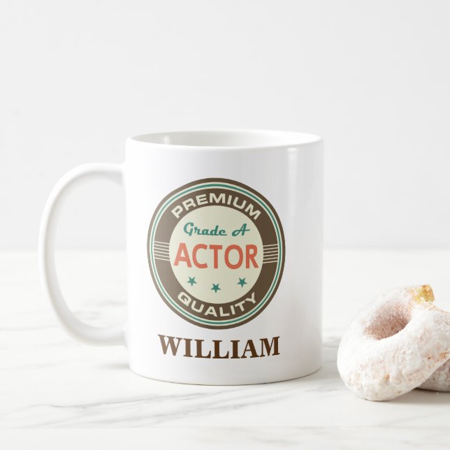 Actor Personalized Office Mug Gift (With Donut)