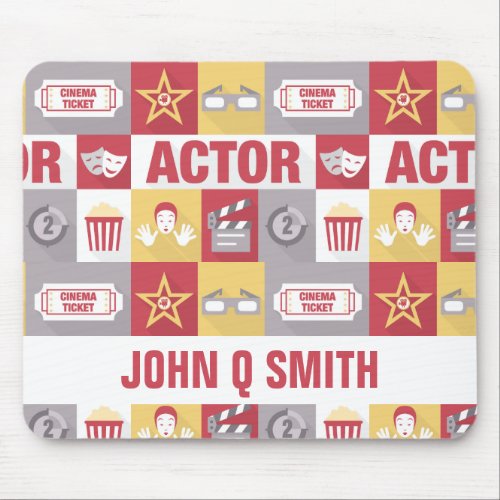 Actor PictogramâCustom Mouse Pad