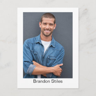 Actor Talent Headshot Submission Postcard