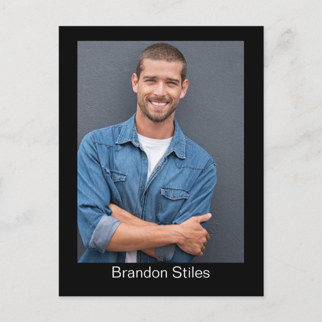 Actor Talent Headshot Submission Postcard (Front)