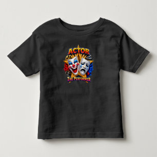 Actor - The Performer Fine Jersey Dark Toddler T-shirt