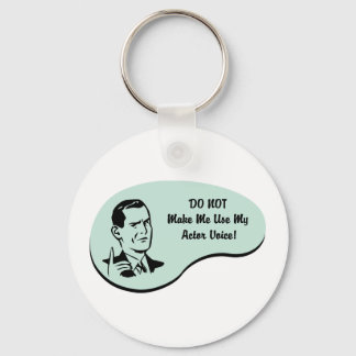Actor Voice Keychain