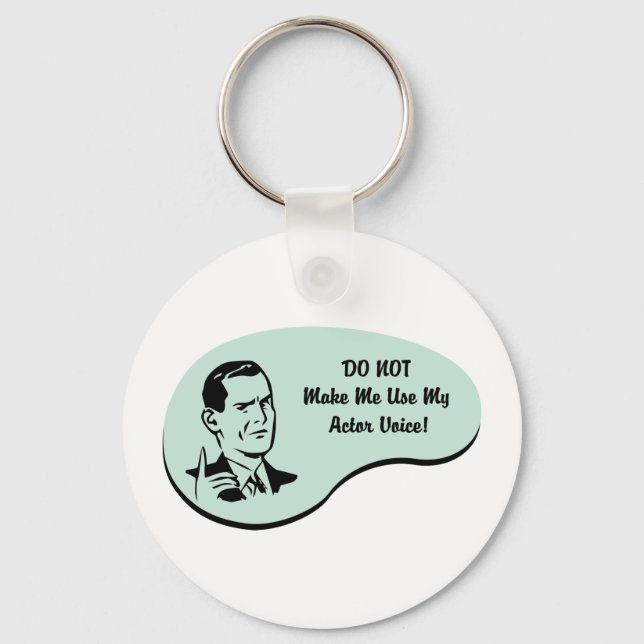 Actor Voice Keychain (Front)