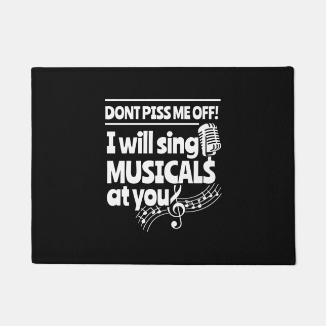 Actor Will Sing Musicals At You Doormat (Front)