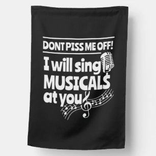 Actor Will Sing Musicals At You House Flag