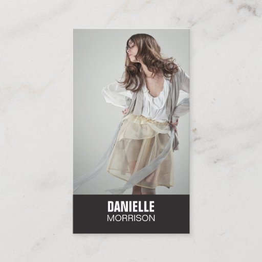 Customizable Actors and Models Headshot No. 1 Business Card