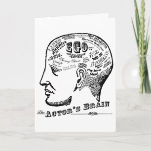 Actor's Brain Greeting Card
