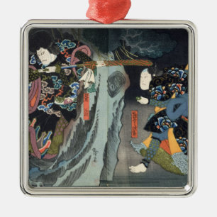 Actors in 'Soga Monogatari' Metal Ornament