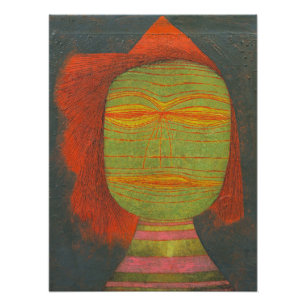 Actor's Mask by Paul Klee Photo Print
