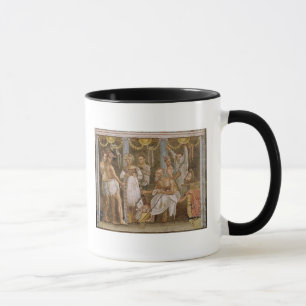 Actors rehearsing for a Satyr play, c.62-79 AD Mug
