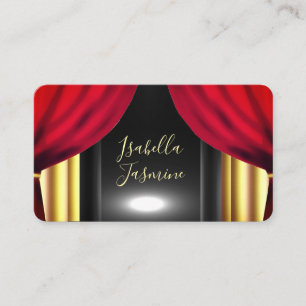 Actress actor influencer psychic business card