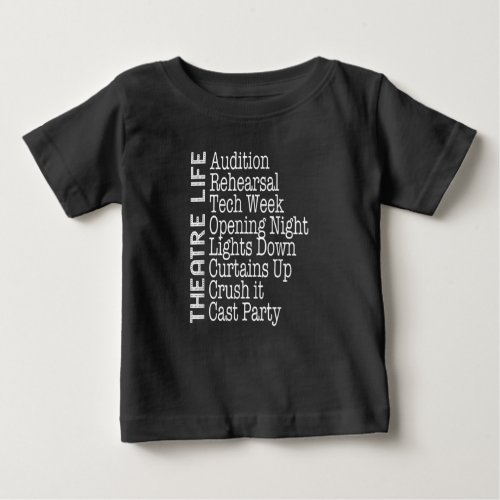 Actress  Broadway Actor  Musical Lover Acting Baby T_Shirt