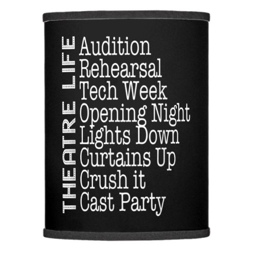 Actress  Broadway Actor  Musical Lover Acting Lamp Shade