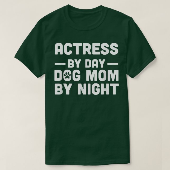 Actress By Day Cat Mom By Night1 T-Shirt (Design Front)