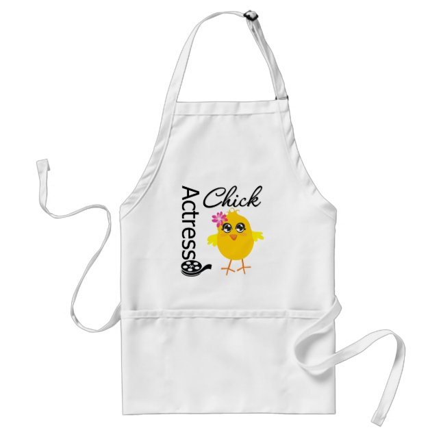 Actress Chick Adult Apron (Front)