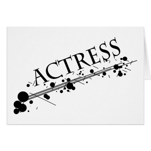 Actress Cool products! Cards (Front Horizontal)