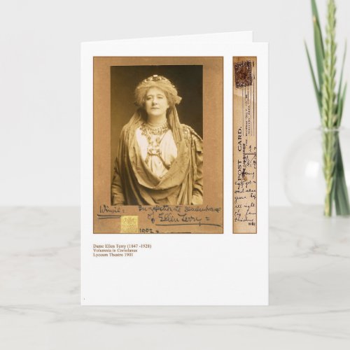 Actress Ellen Terry Greeting Card