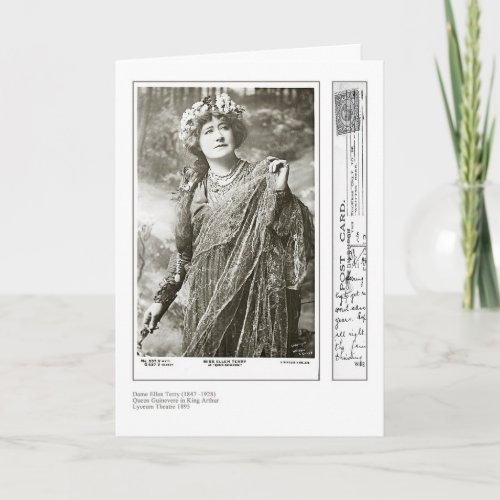 Actress Ellen Terry Greeting Card