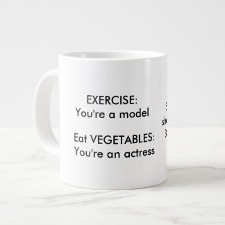 Actress Model Positive Reminders Giant Coffee Mug