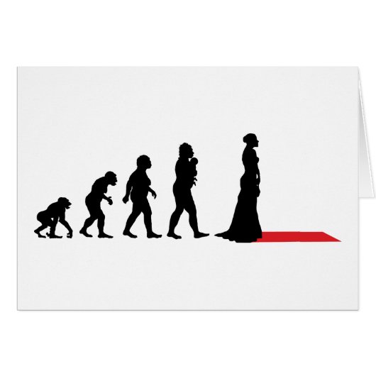 Actress On Red Carpet Cards (Front Horizontal)