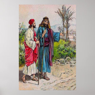 Acts 11:19-26 Barnabas Brings Saul to Antioch Poster