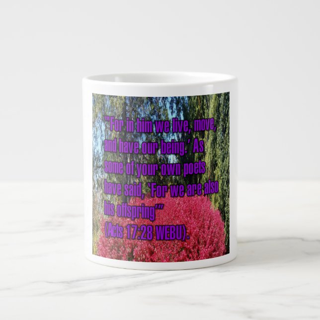 Acts 17:28 WEBU Mug (Front)