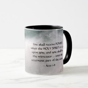 Acts 1:8 You shall receive POWER Bible Verse Mug