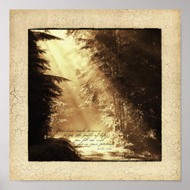 Acts 2:28 poster (Front)