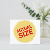Actual Size (Standing Front)